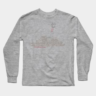 The Red-Headed League-Sherlock Holmes Long Sleeve T-Shirt